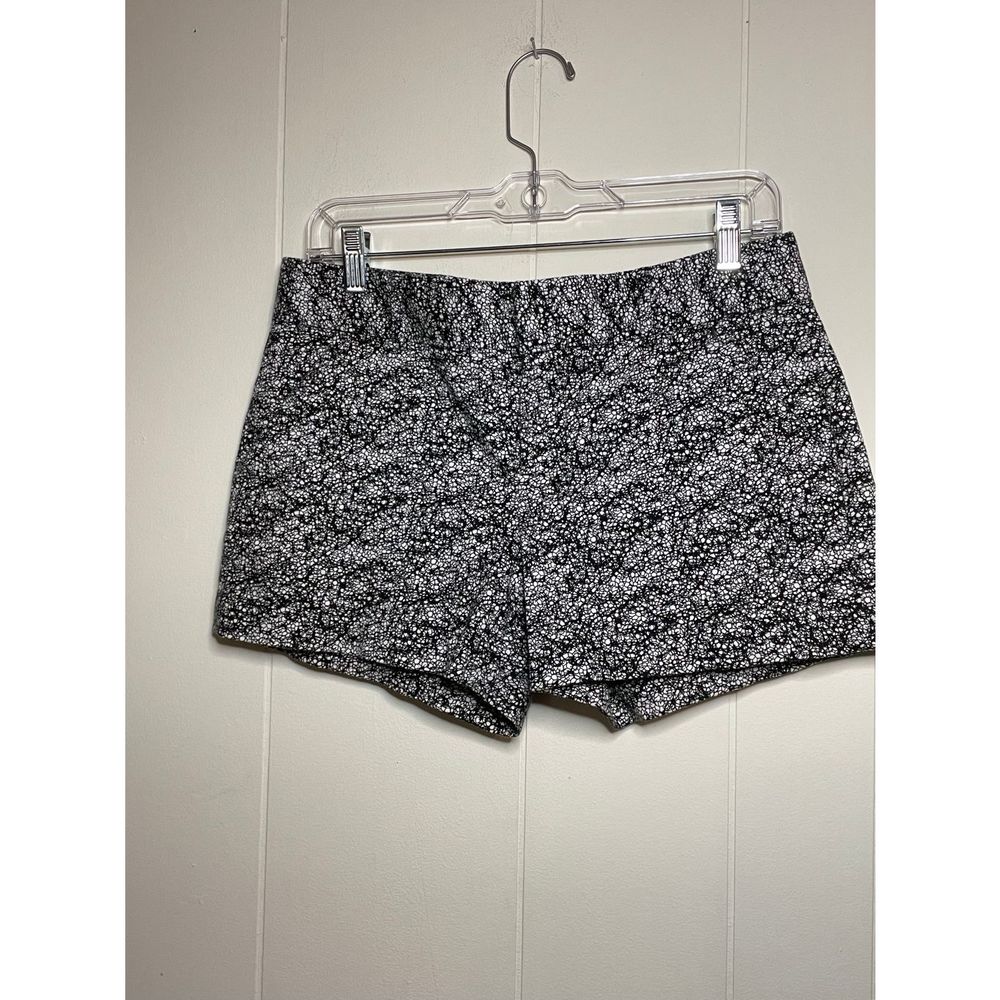 Calvin Klein Black and White Printed Shorts Size 4